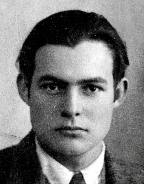 Photo de passeport d’Ernest Hemingway en 1923